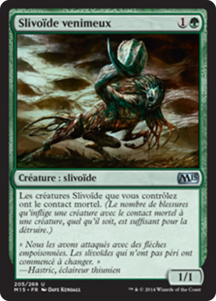 Slivoïde venimeux — Magic 2015 — Magic: The Gathering