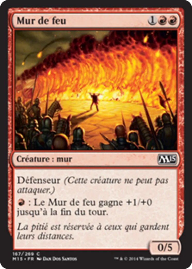 Mur de feu — Magic 2015 — Magic: The Gathering