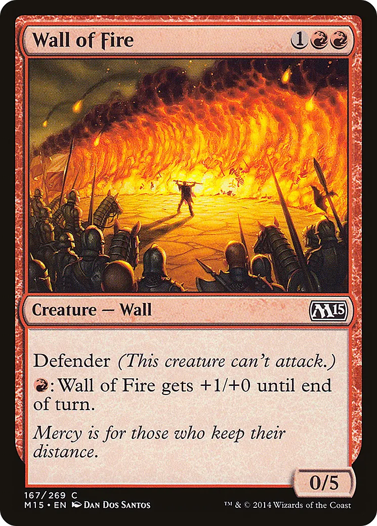 Mur de feu — Magic 2015 — Magic: The Gathering