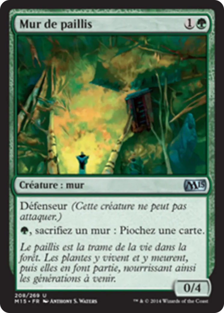 Mur de paillis — Magic 2015 — Magic: The Gathering