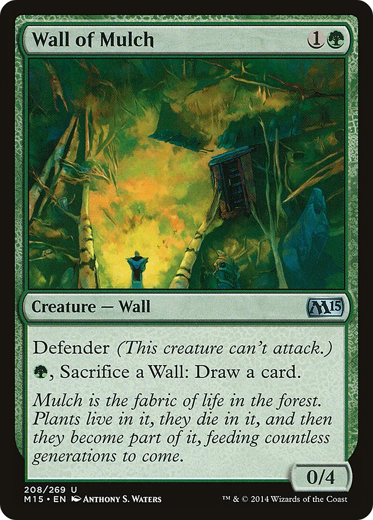 Mur de paillis — Magic 2015 — Magic: The Gathering