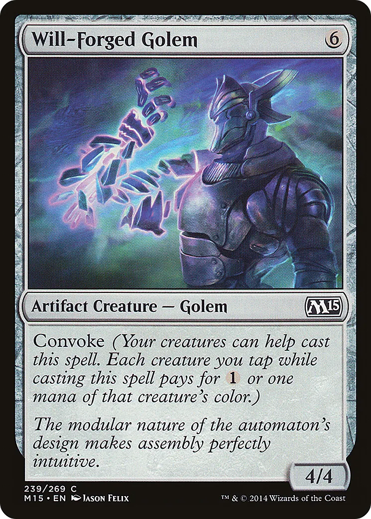 Golem de volonté — Magic 2015 — Magic: The Gathering