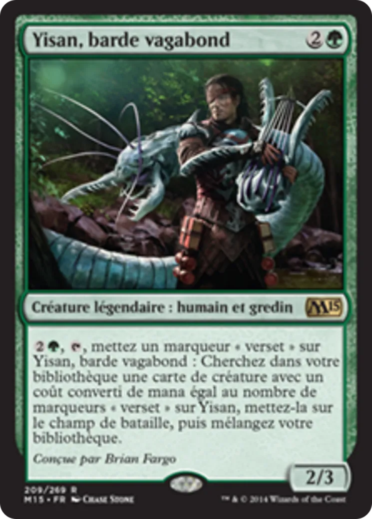 Yisan, barde vagabond — Magic 2015 — Magic: The Gathering