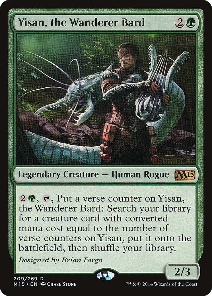 Yisan, the Wanderer Bard — Magic 2015 — Magic: The Gathering