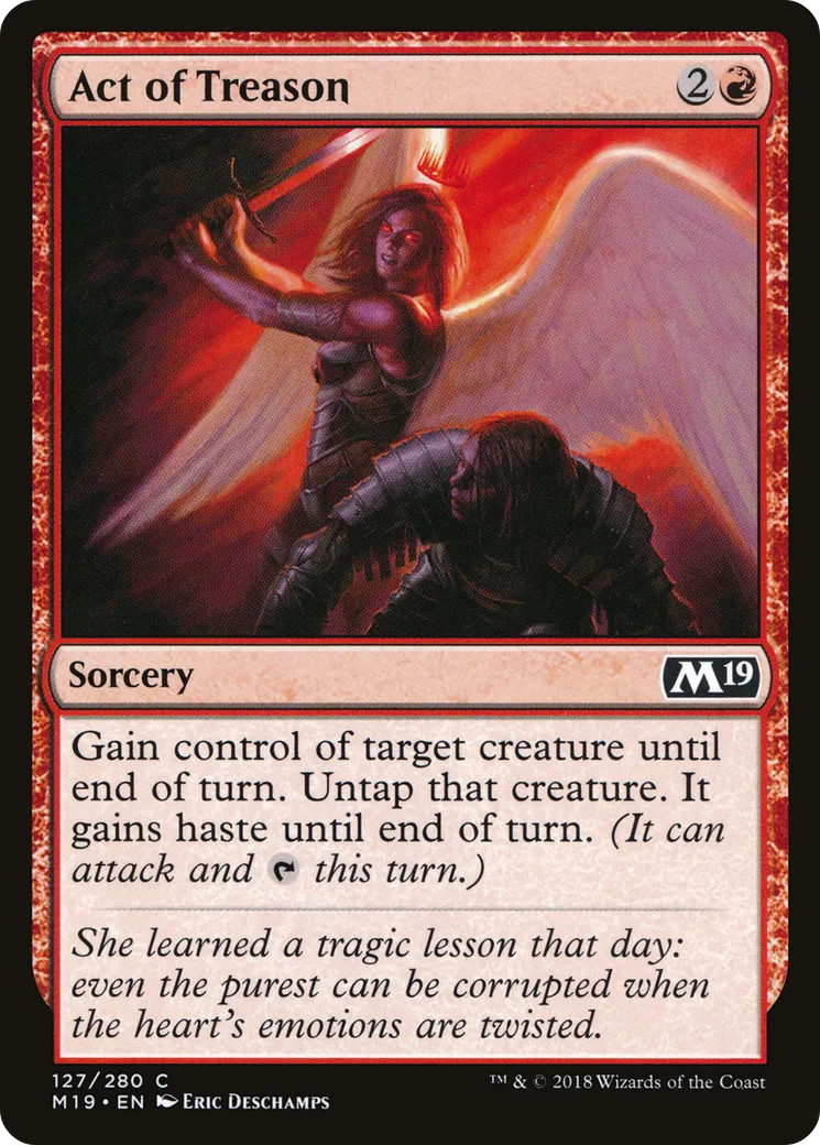 Act of Treason — Core Set 2019 — Magic: The Gathering