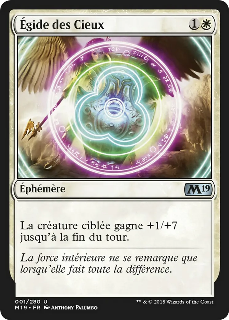 Égide des Cieux — Core Set 2019 — Magic: The Gathering