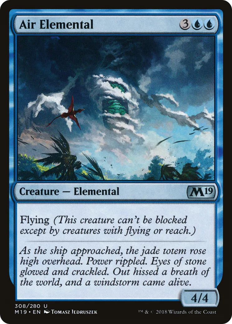 Air Elemental — Core Set 2019 — Magic: The Gathering