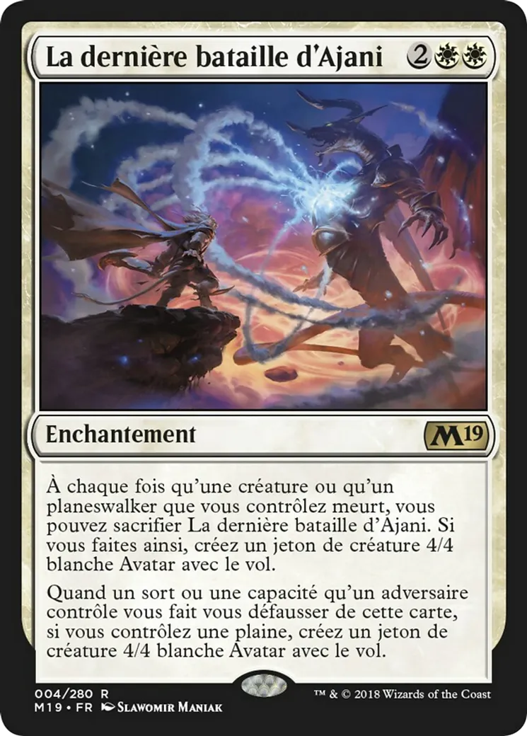 La dernière bataille d'Ajani — Core Set 2019 — Magic: The Gathering
