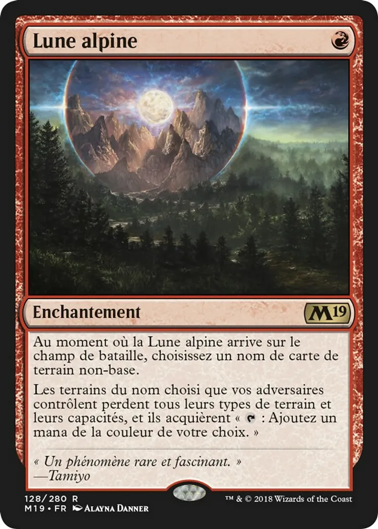 Lune alpine — Core Set 2019 — Magic: The Gathering