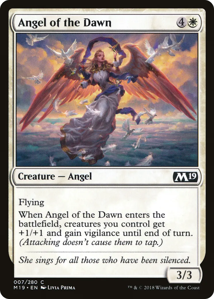 Ange de l'aube — Core Set 2019 — Magic: The Gathering