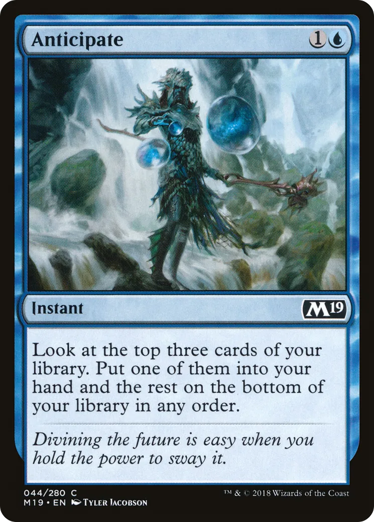 Anticipation — Core Set 2019 — Magic: The Gathering