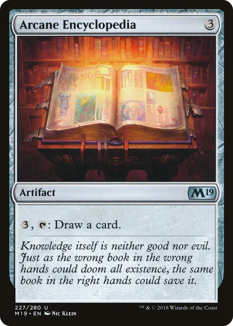 Encyclopédie ésotérique — Core Set 2019 — Magic: The Gathering