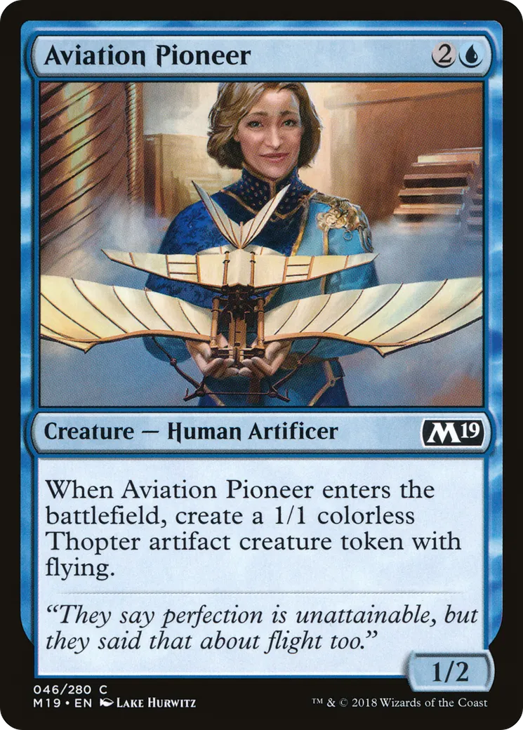 Aviation Pioneer — Core Set 2019 — Magic: The Gathering