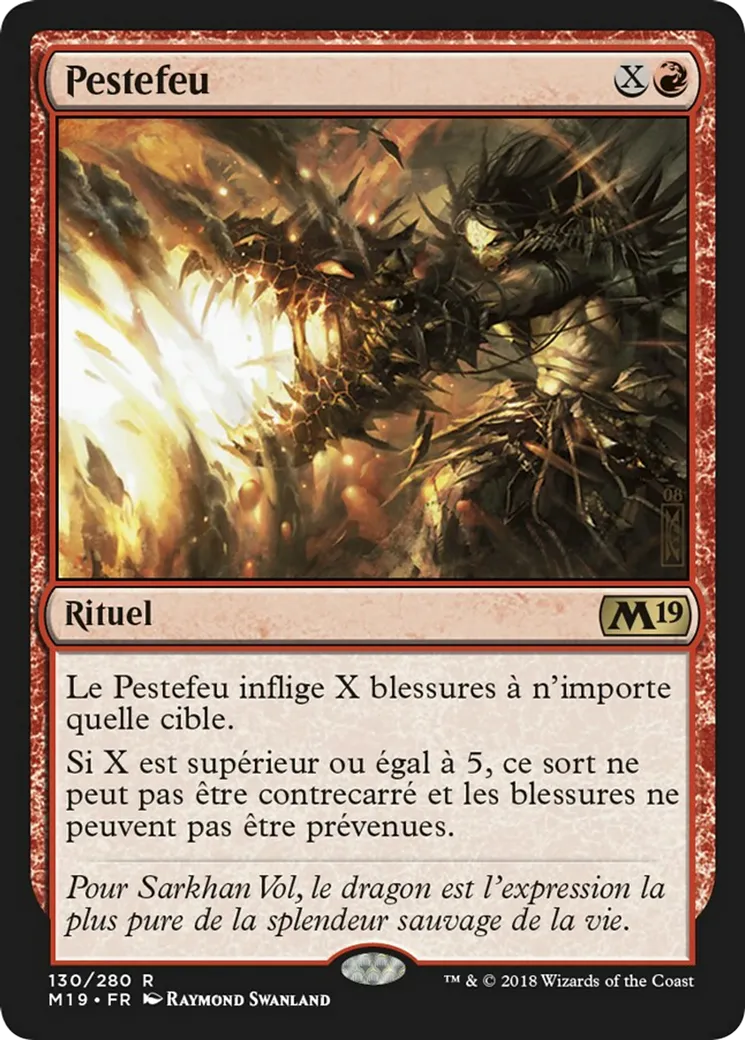 Pestefeu — Core Set 2019 — Magic: The Gathering