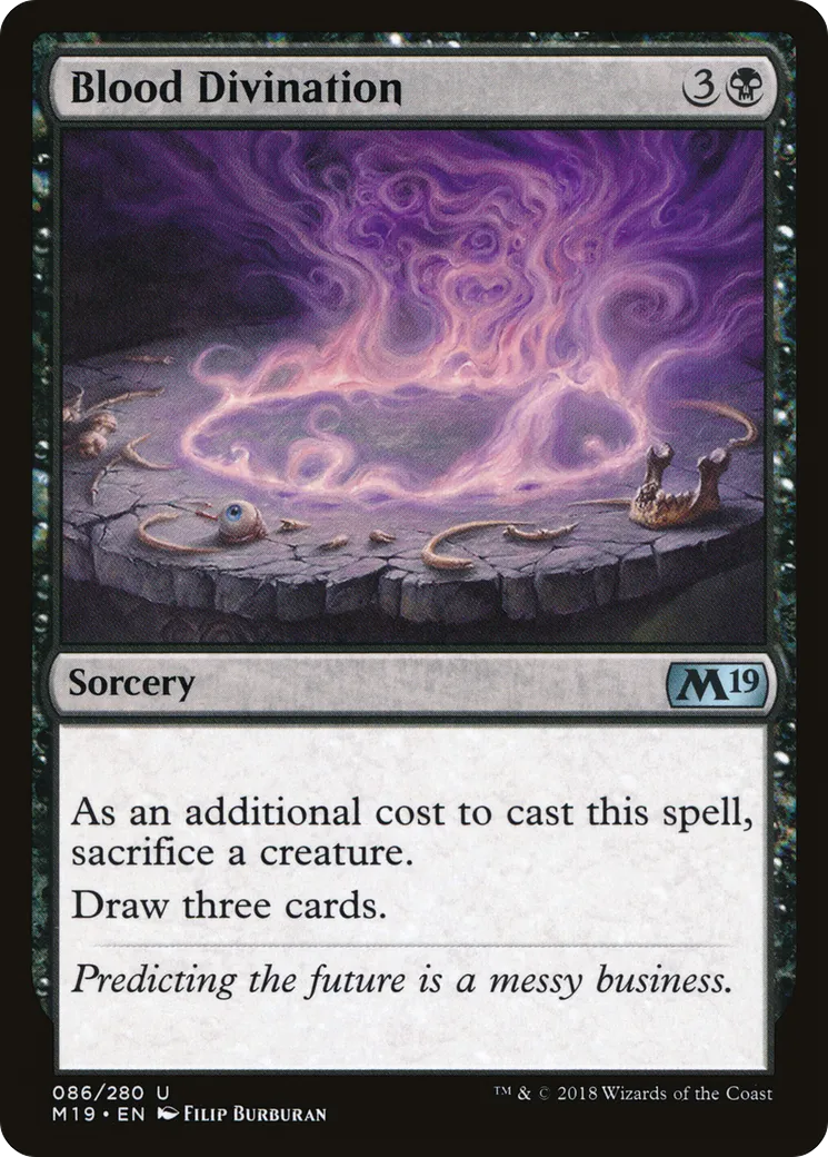 Blood Divination — Core Set 2019 — Magic: The Gathering