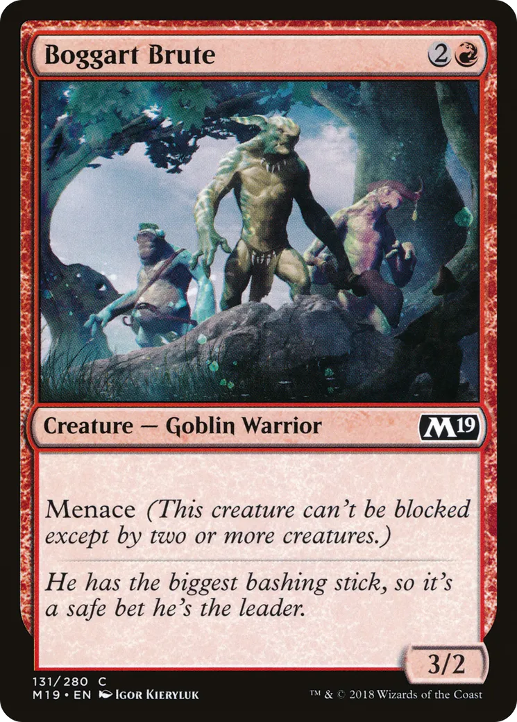 Boggart Brute — Core Set 2019 — Magic: The Gathering