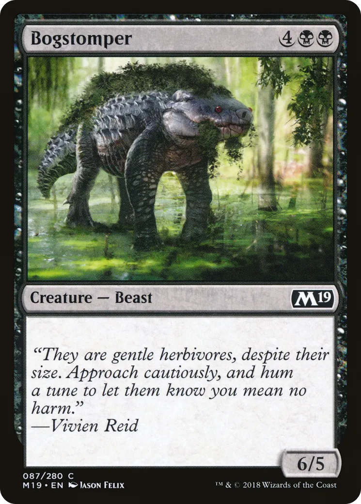 Piétineur des marécages — Core Set 2019 — Magic: The Gathering