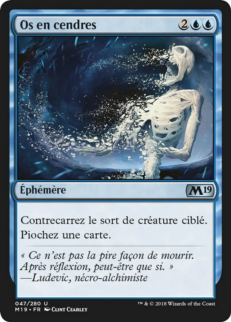 Os en cendres — Core Set 2019 — Magic: The Gathering