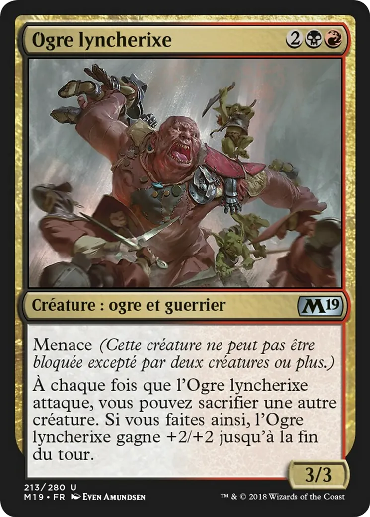 Ogre lyncherixe — Core Set 2019 — Magic: The Gathering