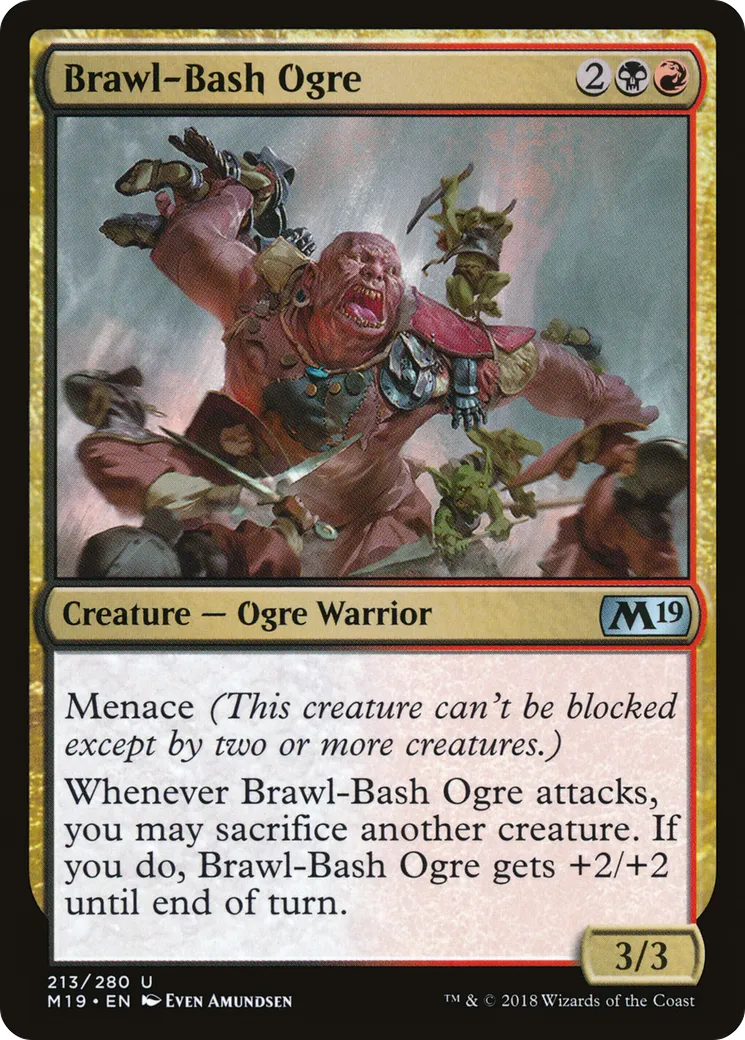 Brawl-Bash Ogre — Core Set 2019 — Magic: The Gathering