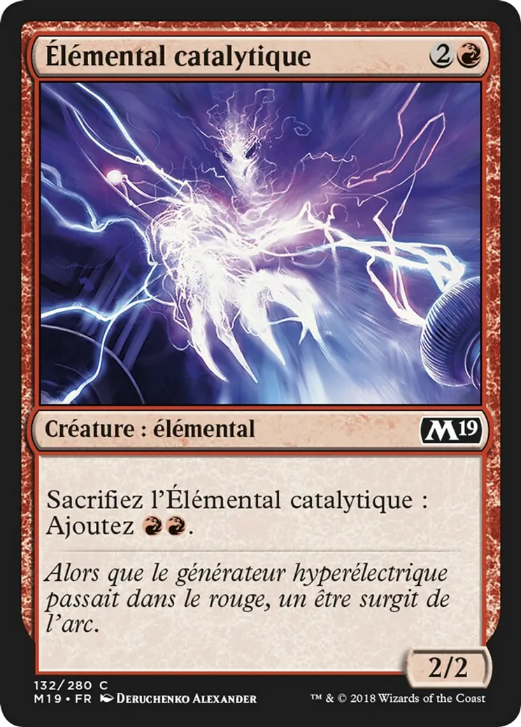 Élémental catalytique — Core Set 2019 — Magic: The Gathering