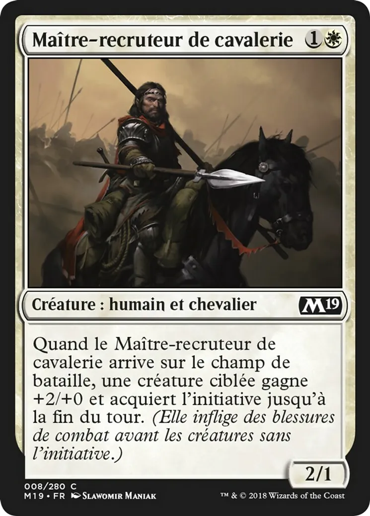 Maître-recruteur de cavalerie — Core Set 2019 — Magic: The Gathering