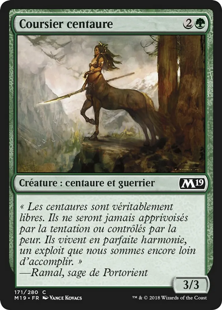 Coursier centaure — Core Set 2019 — Magic: The Gathering