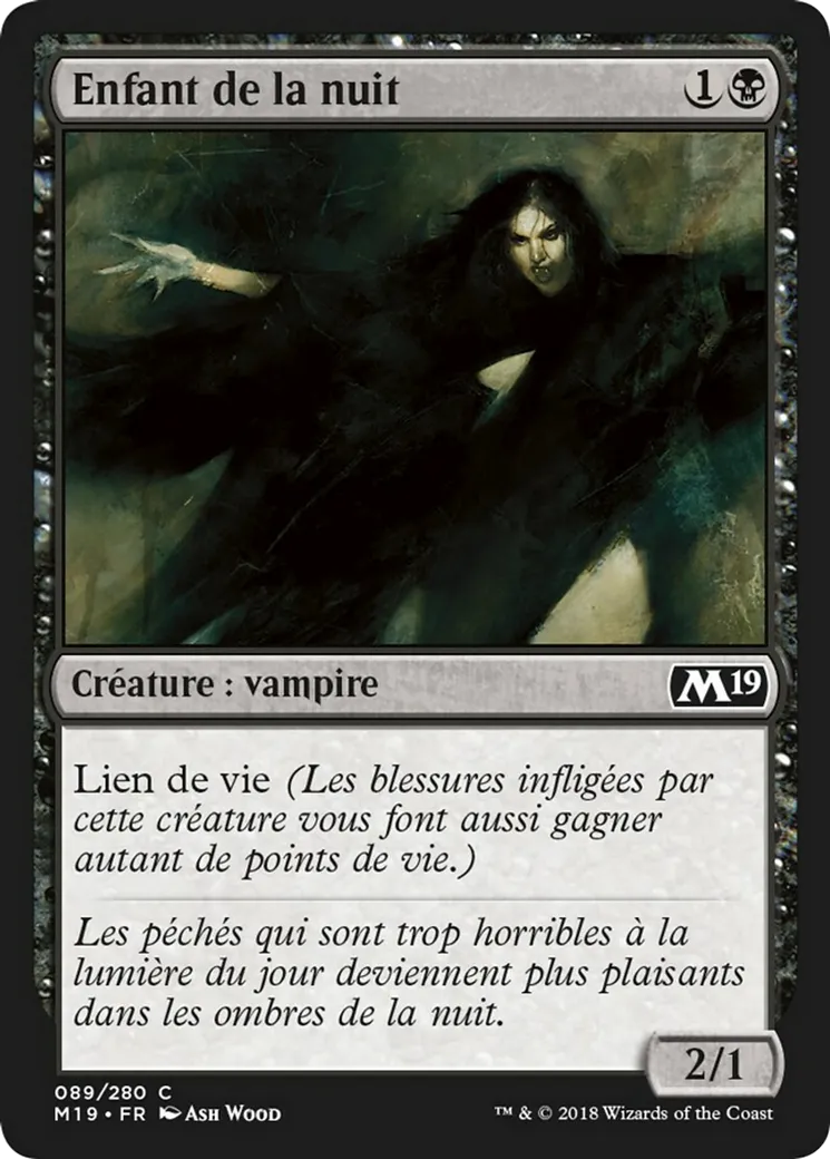 Enfant de la nuit — Core Set 2019 — Magic: The Gathering