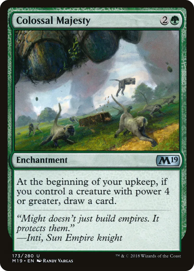 Colossal Majesty — Core Set 2019 — Magic: The Gathering