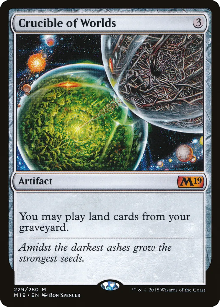 Crucible of Worlds — Core Set 2019 — Magic: The Gathering