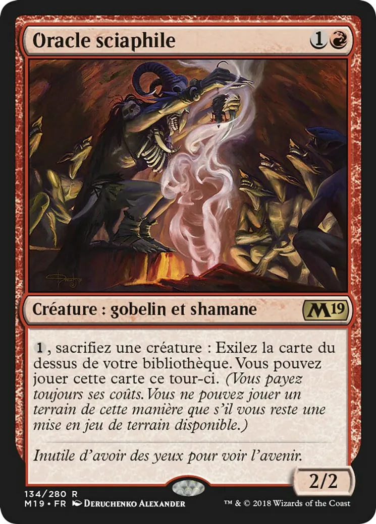 Oracle sciaphile — Core Set 2019 — Magic: The Gathering