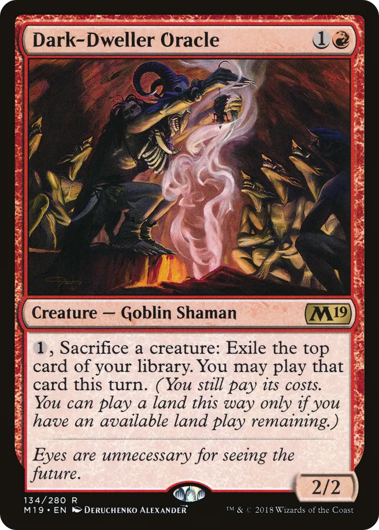 Dark-Dweller Oracle — Core Set 2019 — Magic: The Gathering