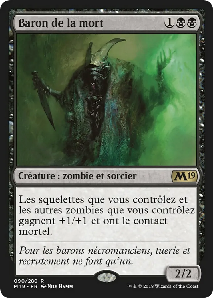 Baron de la mort — Core Set 2019 — Magic: The Gathering