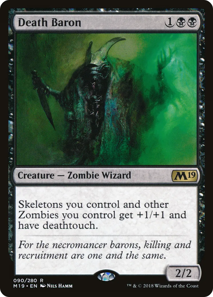 Death Baron — Core Set 2019 — Magic: The Gathering