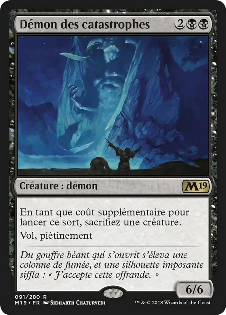 Démon des catastrophes — Core Set 2019 — Magic: The Gathering