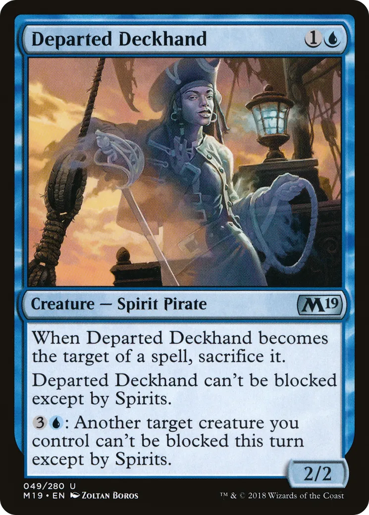 Departed Deckhand — Core Set 2019 — Magic: The Gathering