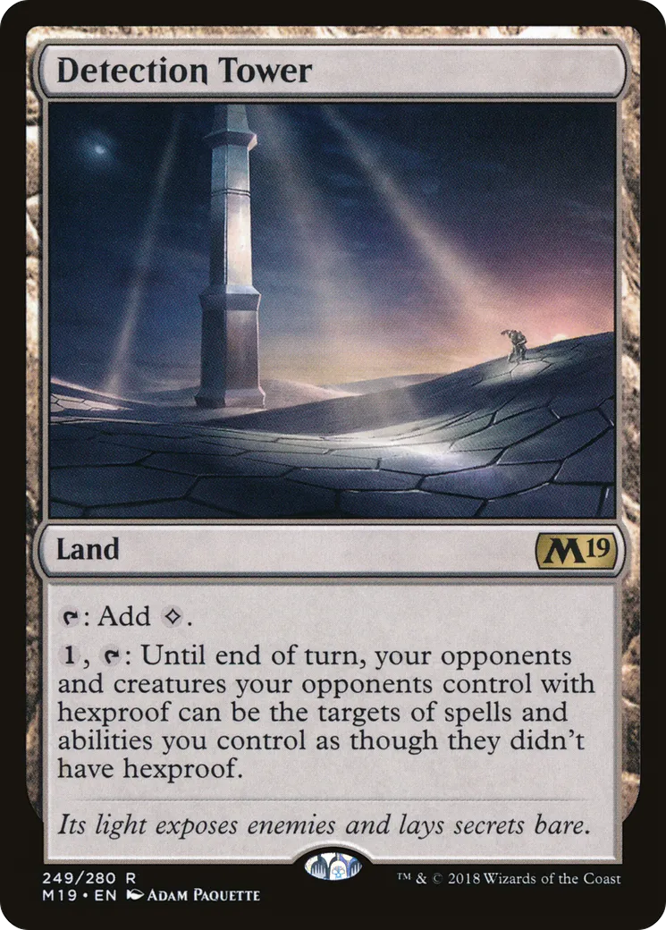 Detection Tower — Core Set 2019 — Magic: The Gathering