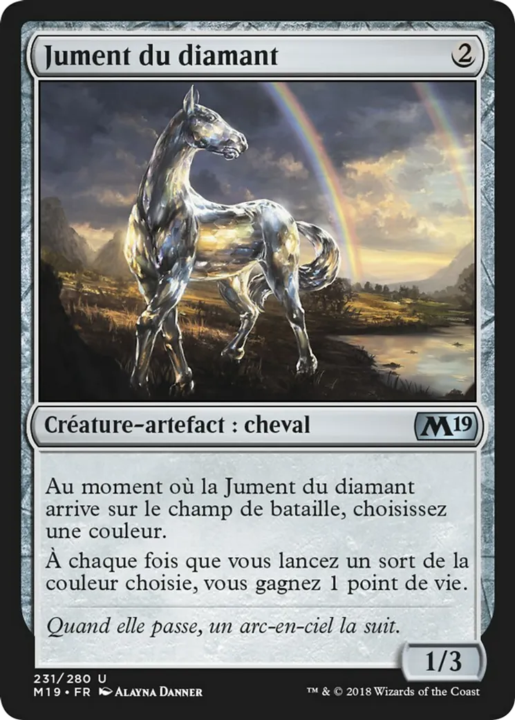 Jument du diamant from Core Set 2019 - Magic: The Gathering