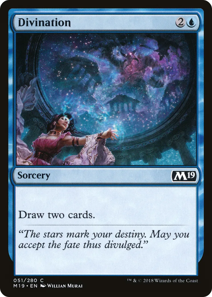 Divination — Core Set 2019 — Magic: The Gathering