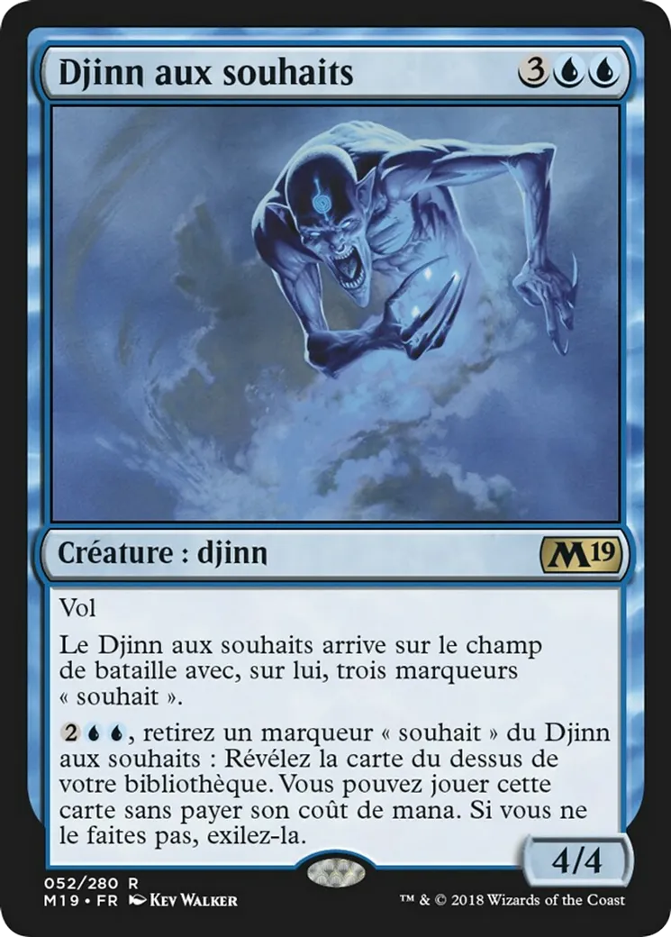 Djinn aux souhaits — Core Set 2019 — Magic: The Gathering