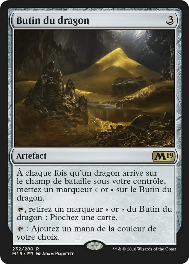 Butin du dragon — Core Set 2019 — Magic: The Gathering