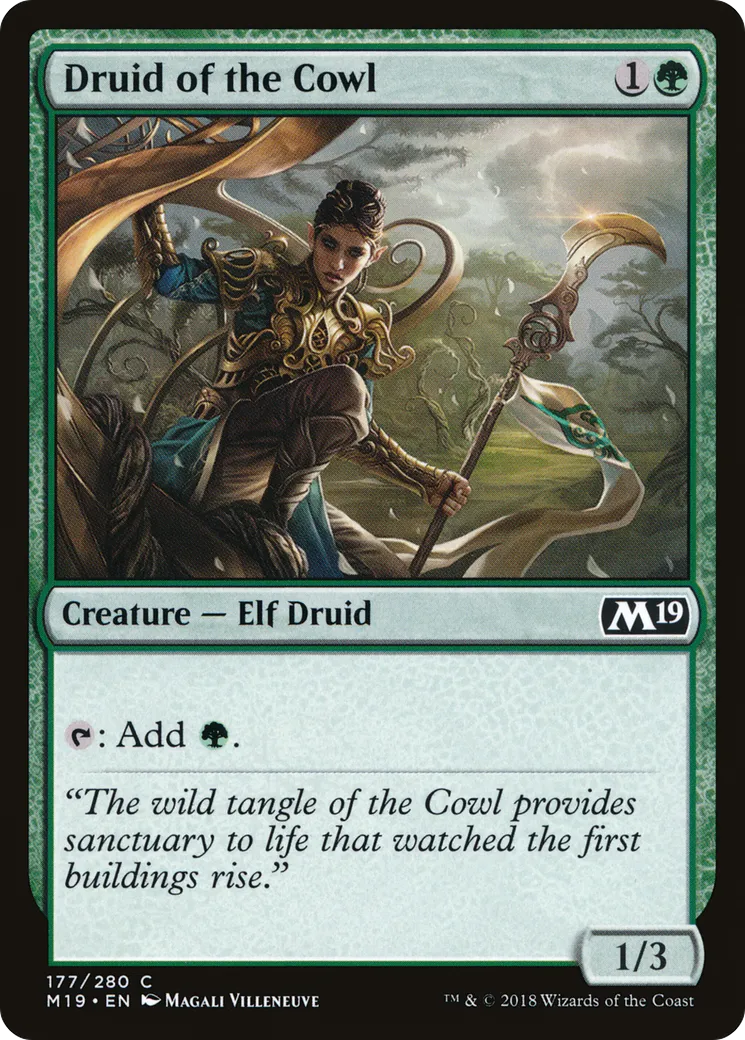 Druidesse de l'Auvent — Core Set 2019 — Magic: The Gathering