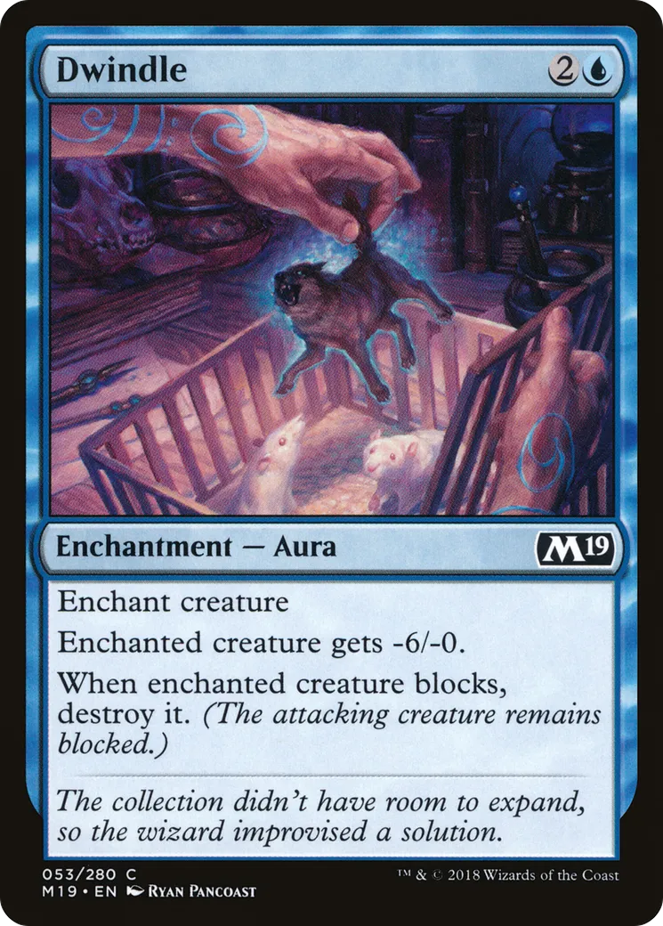 Dwindle from Core Set 2019 - Magic: The Gathering