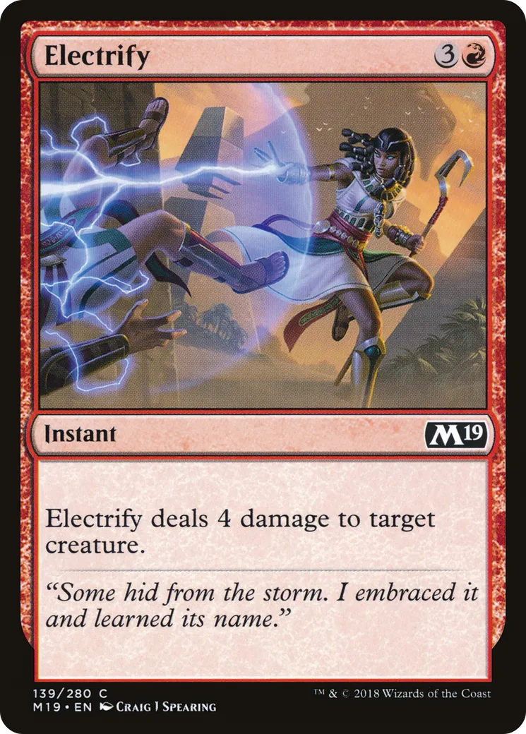Électrifier — Core Set 2019 — Magic: The Gathering