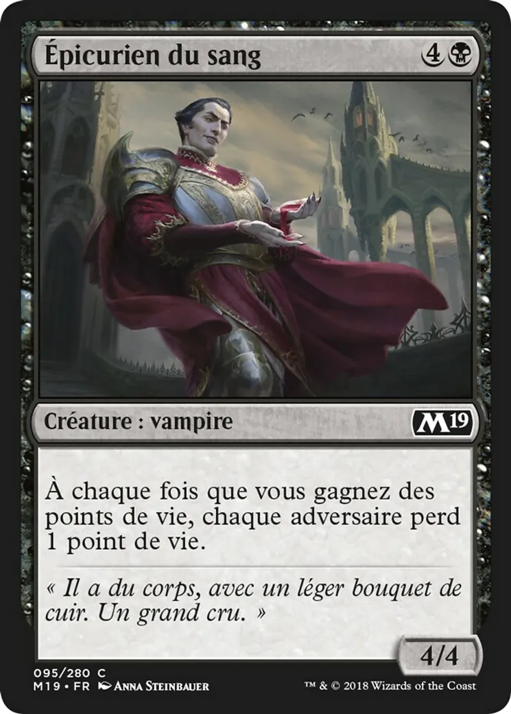 Épicurien du sang — Core Set 2019 — Magic: The Gathering