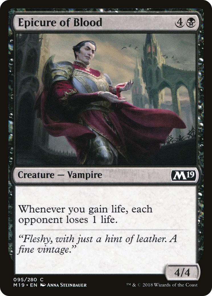 Epicure of Blood — Core Set 2019 — Magic: The Gathering