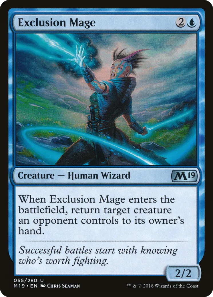 Mage d'exclusion — Core Set 2019 — Magic: The Gathering