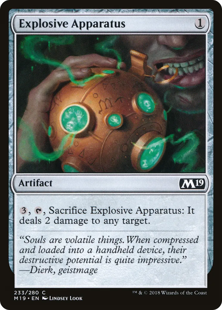 Dispositif explosif — Core Set 2019 — Magic: The Gathering