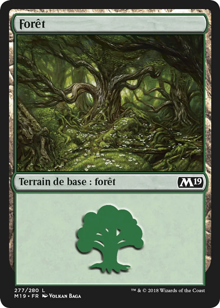 Forêt — Core Set 2019 — Magic: The Gathering