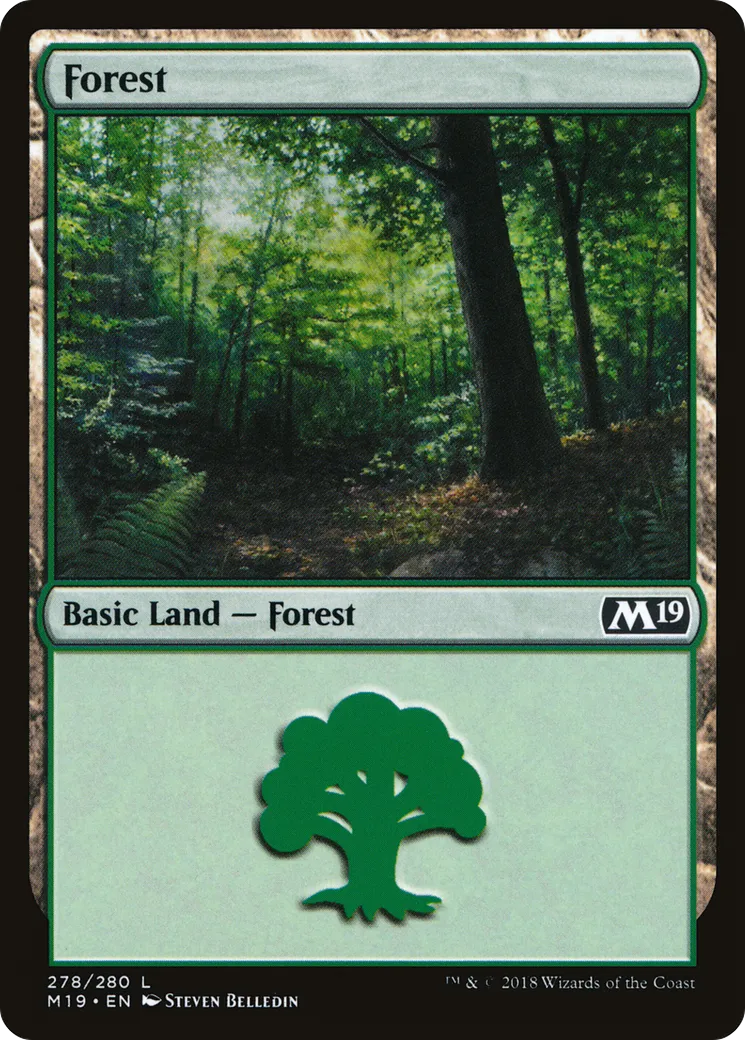 Forest — Core Set 2019 — Magic: The Gathering